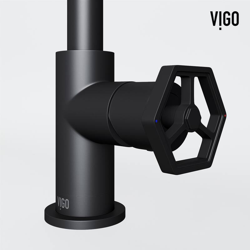 VIGO Ruxton 9" H Single Handle Single Hole Bathroom Faucet