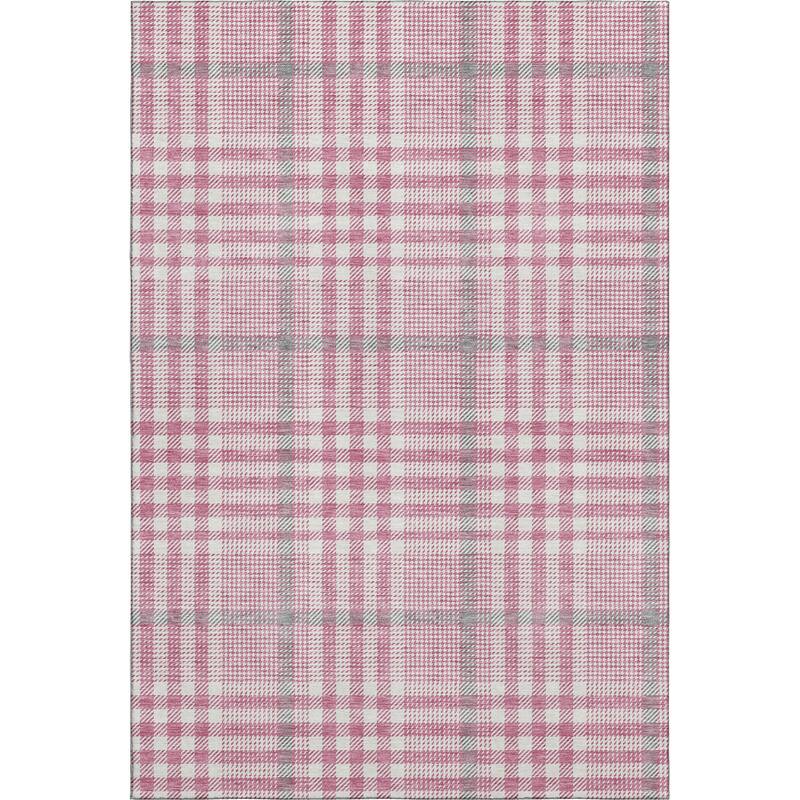 Premium Washable Super Soft Modern Plaid Mayfield Rug