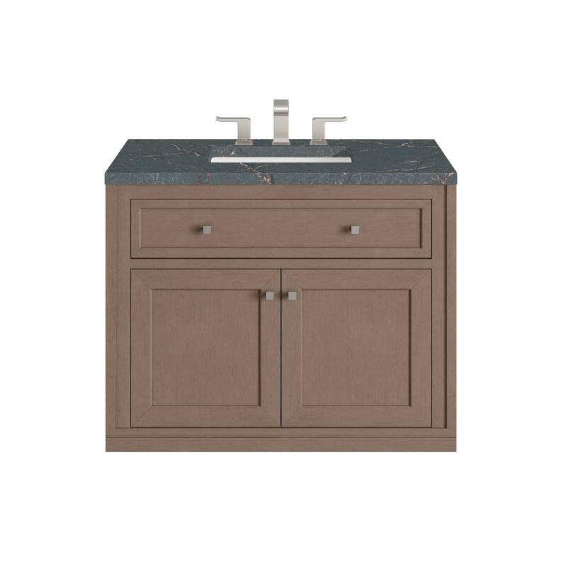 Chicago 36" Single Vanity, Walnut Whisper