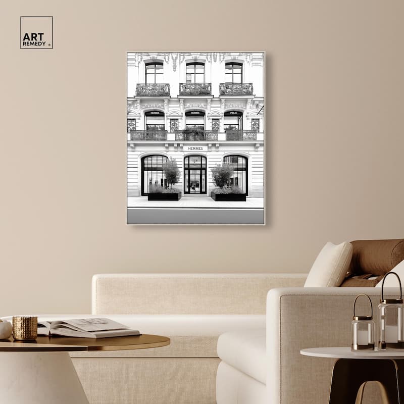 Lux Store Front Canvas by Art Remedy