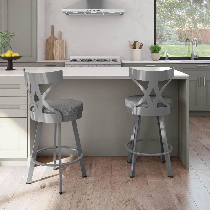 Amisco Washington Swivel Counter Stool