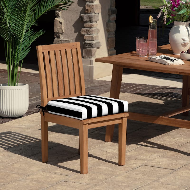ARDEN Foam Outdoor Round Back Seat Cushion, 20 x 19