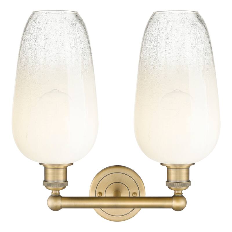 Innovations Lighting Endless Possibilities Edison - Brookhaven Flute - 2 Light 16" Bath Vanity Light