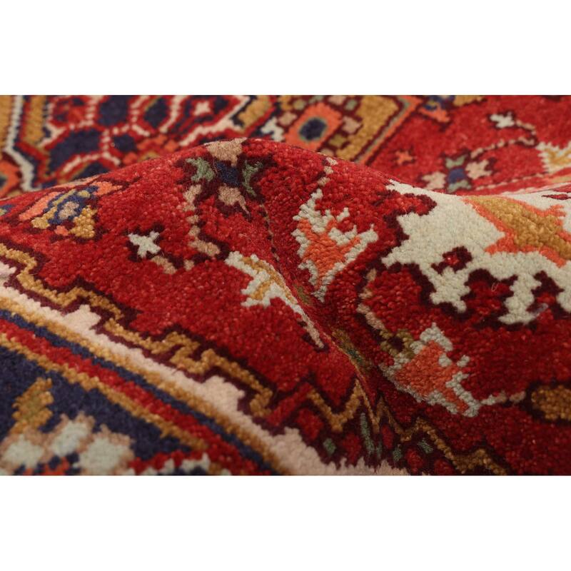 ECARPETGALLERY Hand-knotted Serapi Heritage Red Wool Rug - 2'5 x 14'1