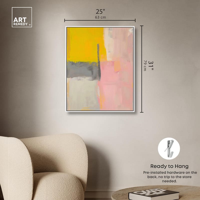 Tangerine Blush II Canvas by Art Remedy