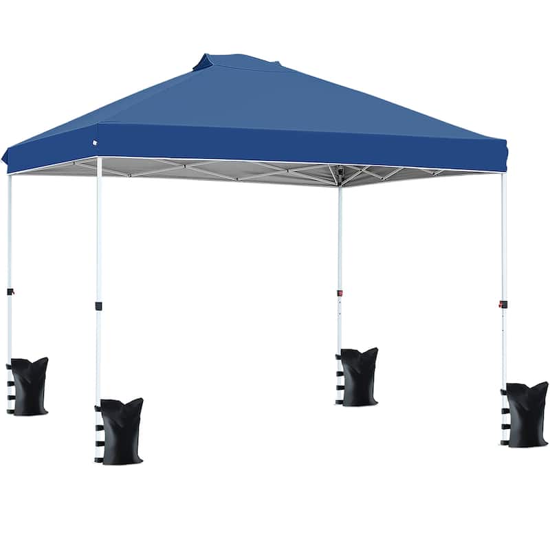 10'x10' Patio Tent Instant Gazebo Canopy with Wheeled Bag