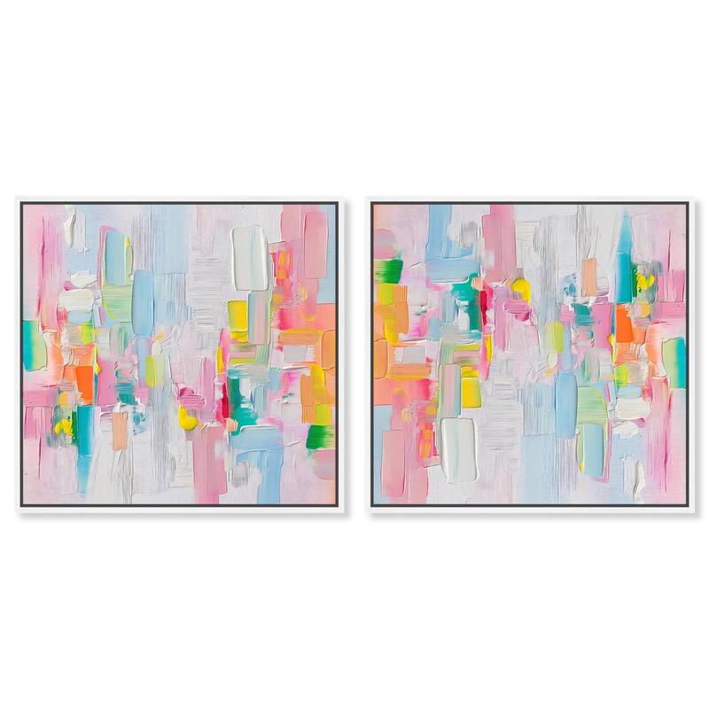 Turbulence II Canvas by Art Remedy - 12" x 12" - Black