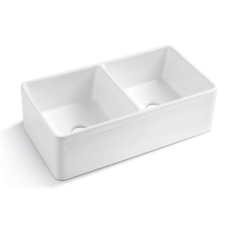 Farmhouse Apron Front Ceramic Kitchen Sink