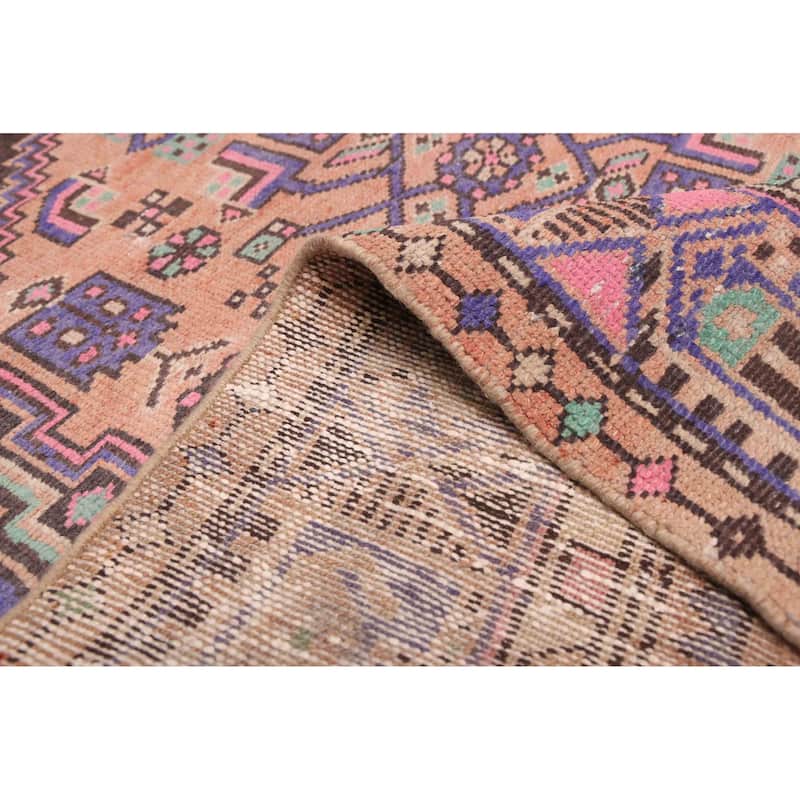 ECARPETGALLERY Hand-knotted Antalya Vintage Copper Wool Rug - 4'4 x 6'8