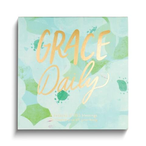 Curata Mint Green Grace Daily 365 Page Note Pad with Inspirational Verses and Quotes