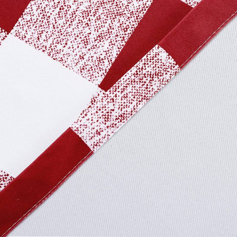Porch & Den Alfalfa Plaid Pattern Room-darkening Window Curtains