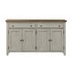 preview thumbnail 3 of 7, Farmhouse Reimagined Antique White Server