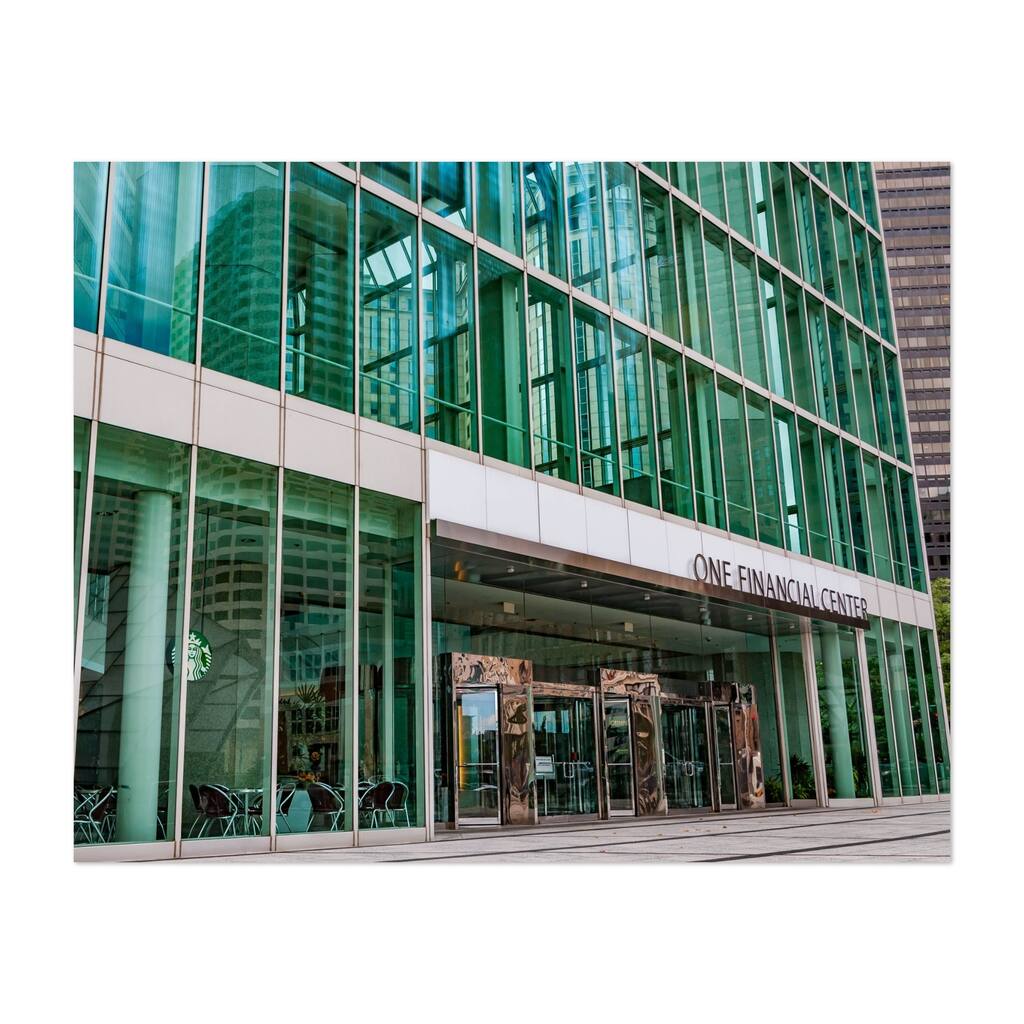 Boston Massachusetts One Financial Center Building Art Print/Poster