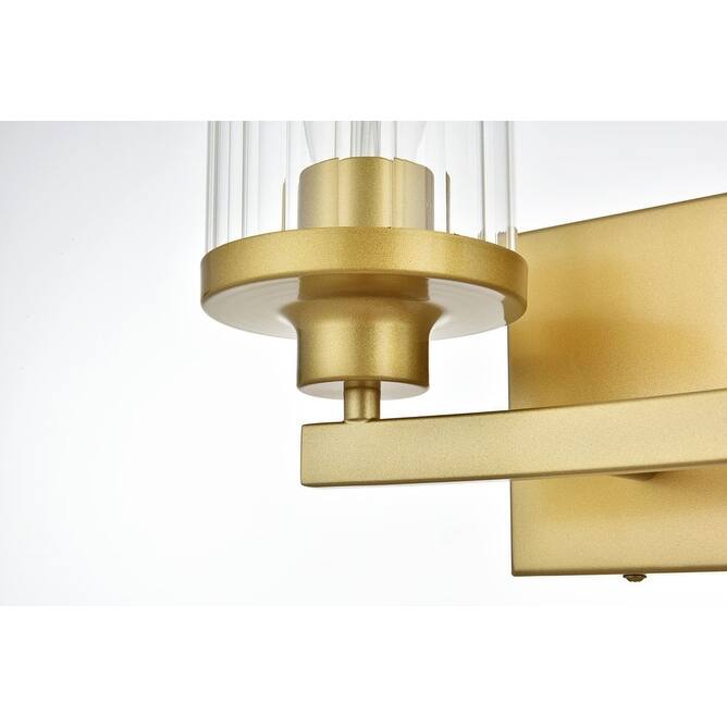 Elegant Lighting LD7316W12 Thane 2 Light 12" Wide Vanity Light