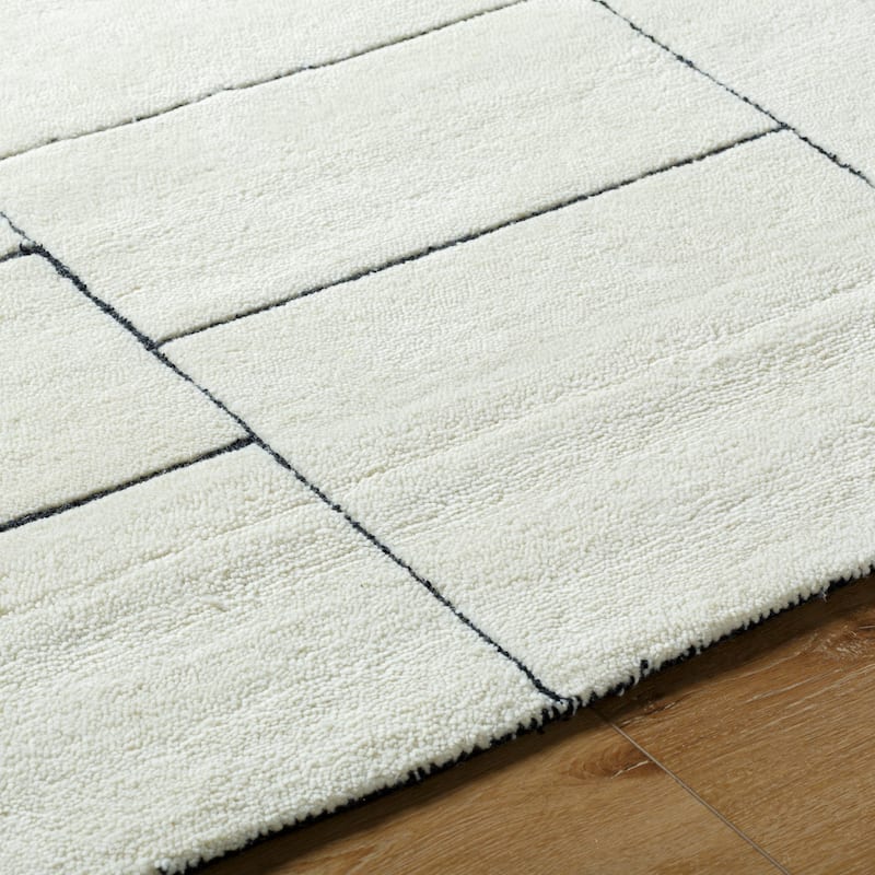 Layne Modern Checkered Area Rug