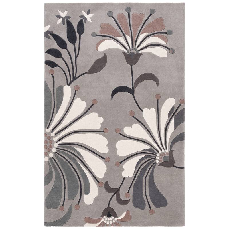SAFAVIEH, Handmade Soho Renada Floral N.Z. Wool Rug