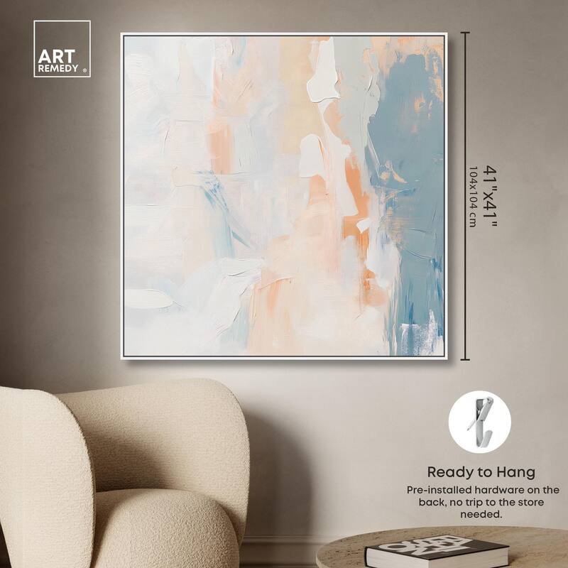 Gossamer Light Canvas by Art Remedy