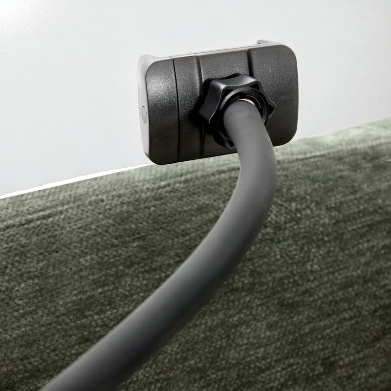 85.4" Modular Sectional Sofa with Movable Ottoman, USB Ports and Phone Holder, Chenille U-Shape Couch for Living Room