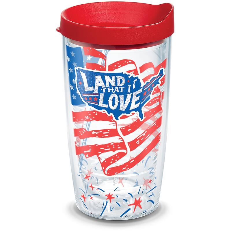 Tervis Land That I Love Made in USA Double Walled Insulated Travel Tumbler, Classic - 16oz