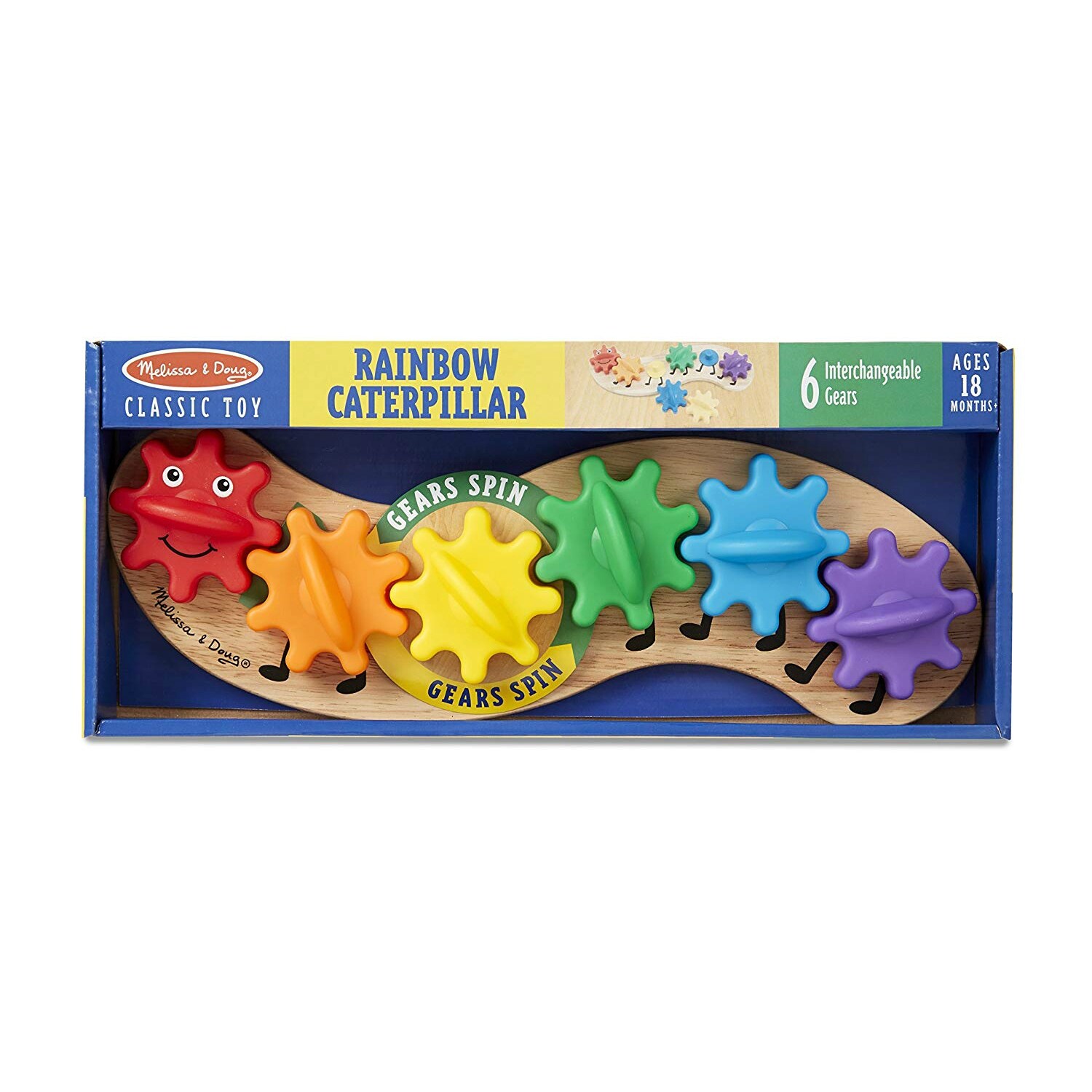 melissa and doug wooden caterpillar