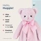 preview thumbnail 2 of 4, Bearington Baby Huggie Bear 15" Pink Teddy Snuggler Security Blanket