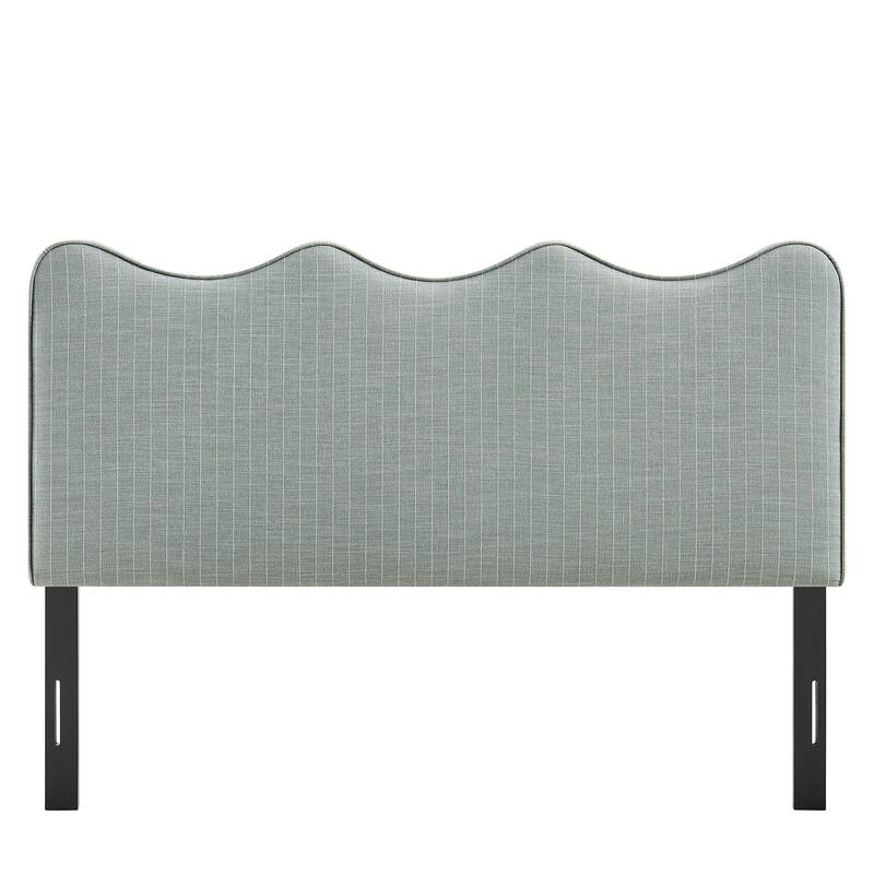 Athena Striped Fabric Upholstered Headboard