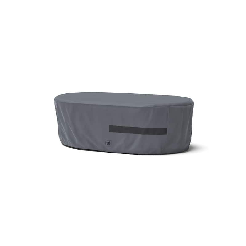 Grantina 7 Piece Polyester Outdoor Patio Club Seating Deluxe Furniture Covers - Grey