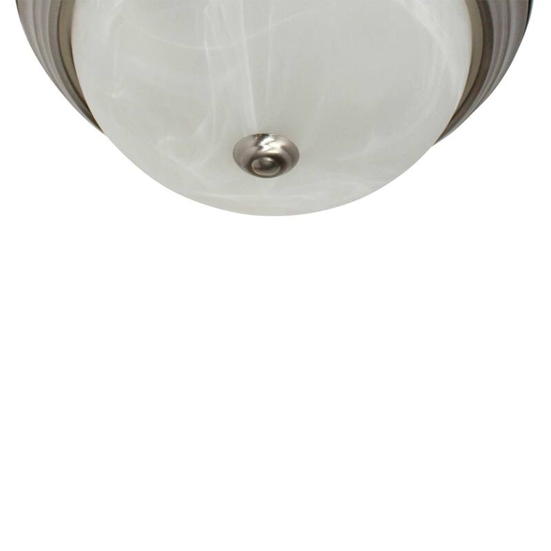 LED Flush Mount Ceiling light in Brushed Nickel