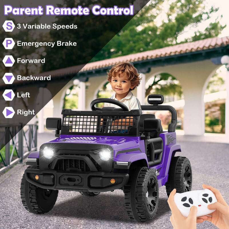 Costway 12V Kids Ride on Truck Car Battery Powered Electric Vehicle - See Details