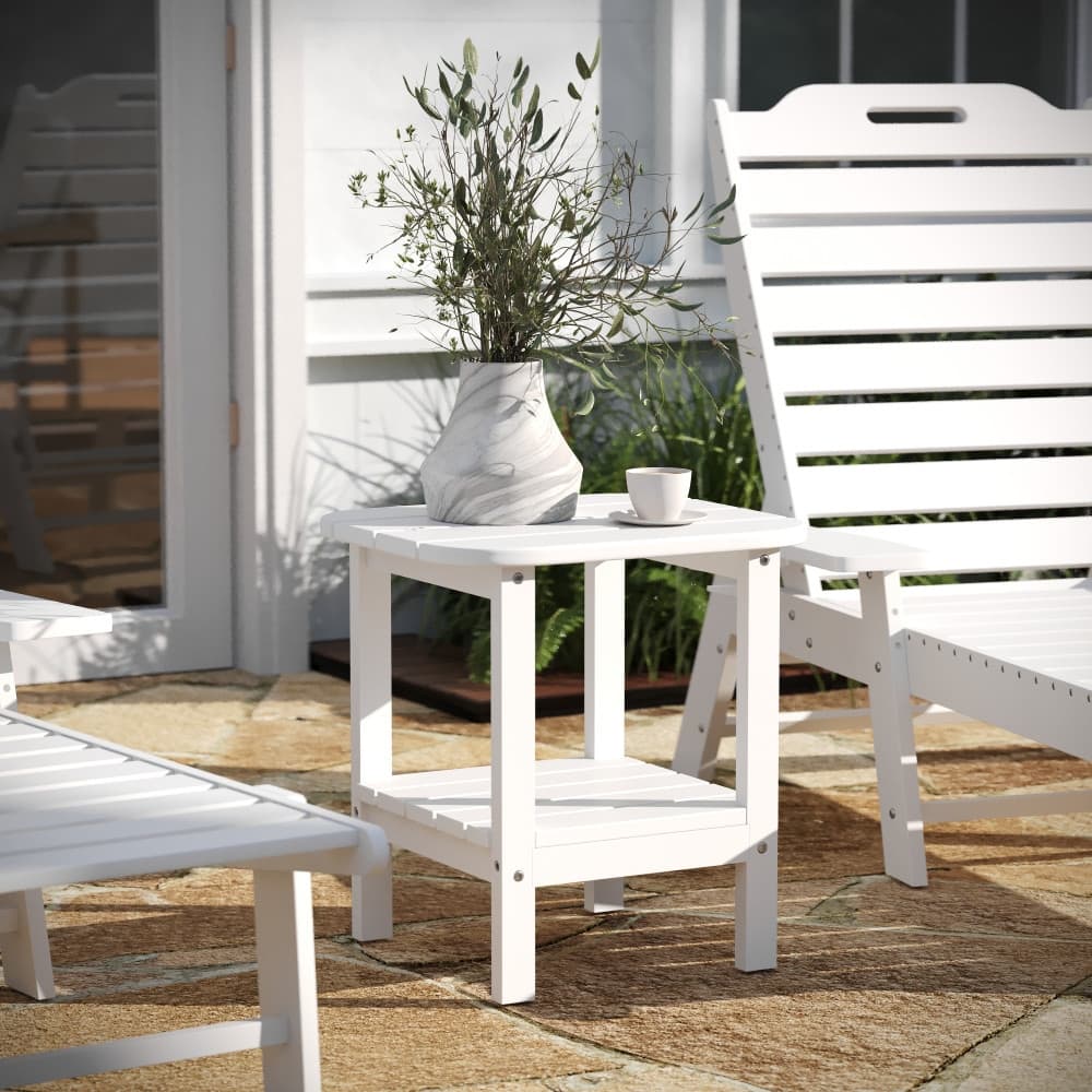 All-Weather Adirondack Style Patio Side Table