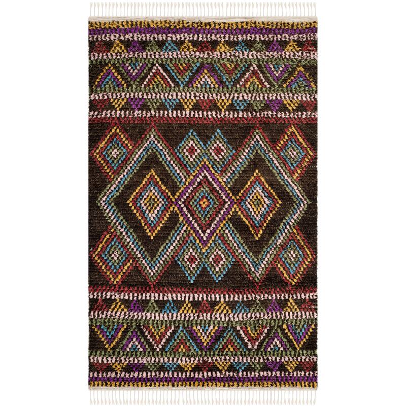 SAFAVIEH Hand-knotted Kenya Ernesa Southwestern Tribal Wool Rug