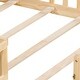 preview thumbnail 25 of 37, Full Size Multifunctional Kids Floor Bed with Storage Headboard and Blackboard, Teens Wooden Platform Bed Frame with Guardrails