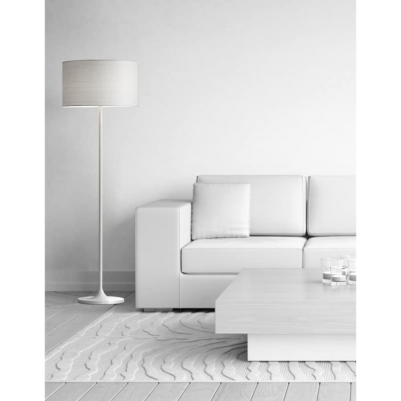 Adesso Oslo White Floor Lamp