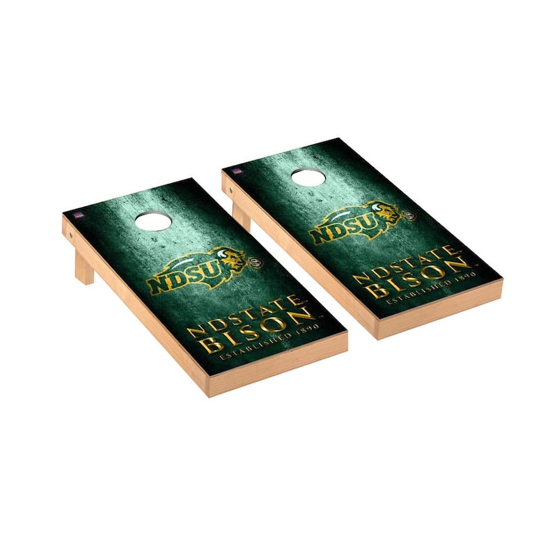 North Dakota State NDSU Bison Museum Cornhole Board Set
