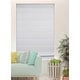 preview thumbnail 2 of 3, Arlo Blinds White Light Filtering Cordless Fabric Roman Shades