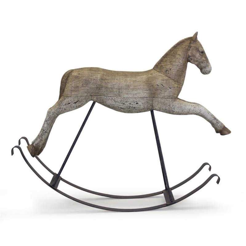HomeRoots 19" Brown and Black Polyresin Horse Figurine - 6.25' X '19.25' X '22.25