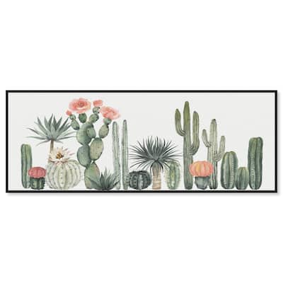 Cactus Over Doors Panoramic Canvas by Art Remedy