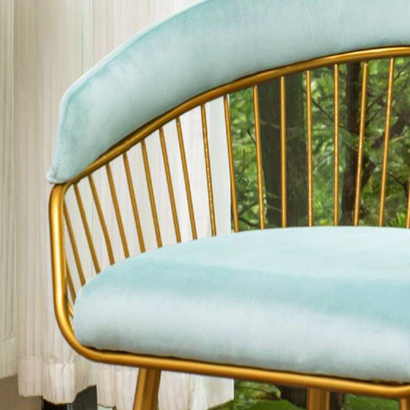 XINMICS Modern Dining Chair, Velvet Back Armchair for Living Room/Study, Set of 2/4/6