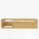 preview thumbnail 8 of 8, Twin Size Floor Bed Safety Kids Bed with High Guardrails (19.6 inch), Concise Bed Frame for Boys Girls Kids Toddler, Natural