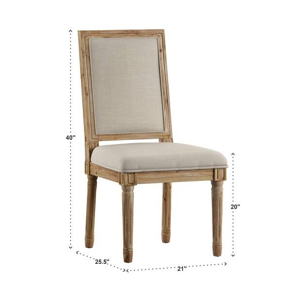 Deana Rectangular Linen Dining Chairs (Set of 2) by iNSPIRE Q Artisan On Sale Bed Bath