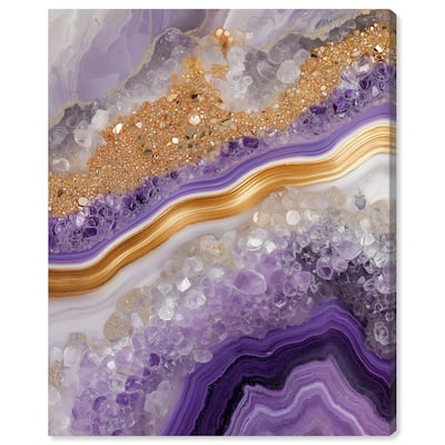 Gemstone Labyrinth II Canvas by Art Remedy, Gallery Wrapped