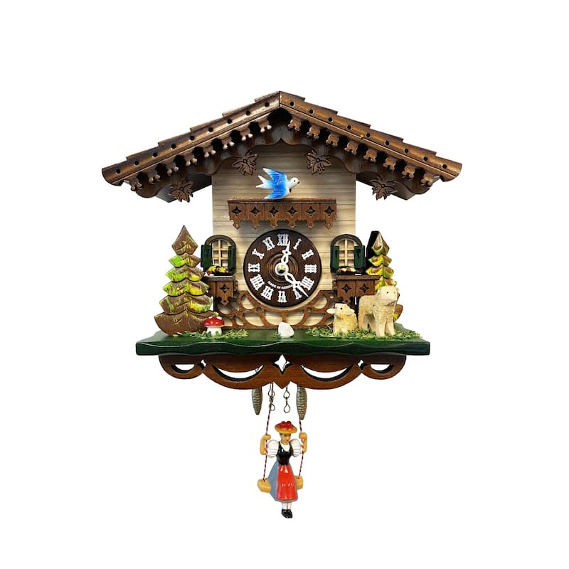 7.5 Engstler Battery-Operated Mini Size Cuckoo Wall Clock