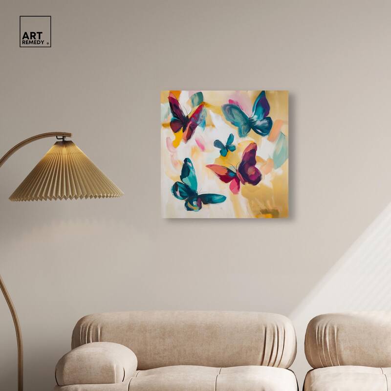 Wings in Waltz I Canvas by Art Remedy, Gallery Wrapped