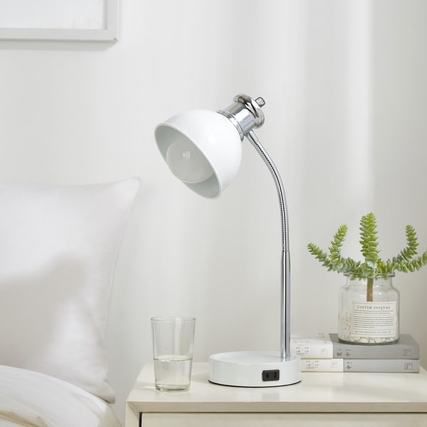 College Caravan Charging Two Tone Lamp with Catch-all Base. Opens flyout.