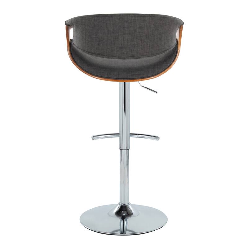 Carson Carrington Sauda Adjustable Bar Stool with Rounded T Footrest (Set of 2)