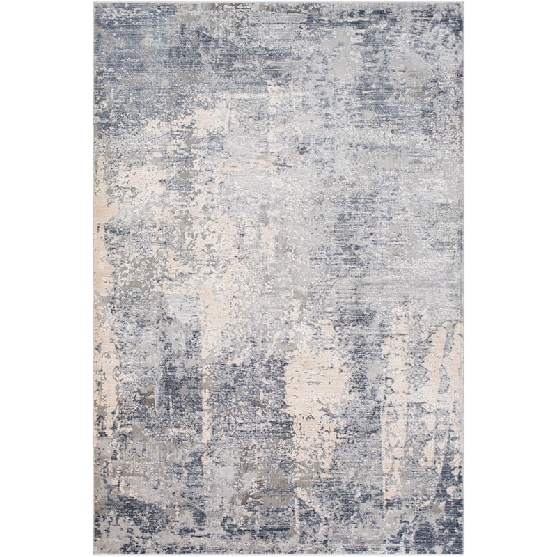 Jovka Grey Modern Abstract Area Rug - 8'10" x 12'4"