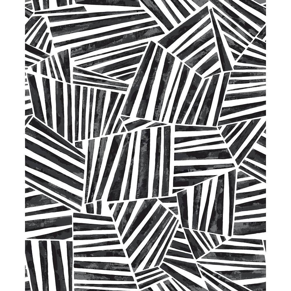 Seabrook Designs Alpi Geometric Non-Woven Unpasted Wallpaper