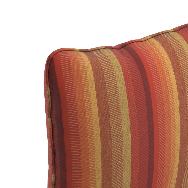 California Umbrella Outdoor Deep Seat Cushion Set, 24" x 48", Sunbrella Fabric, Densified Fiber Fill