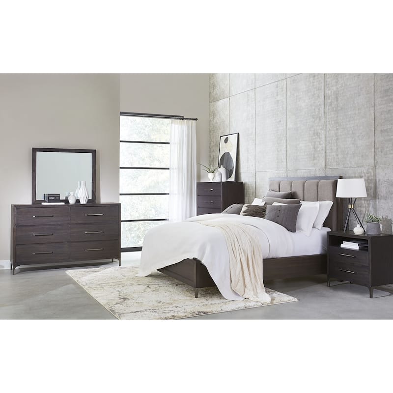 Lucerne Six-Drawer Dresser in Vintage Coffee