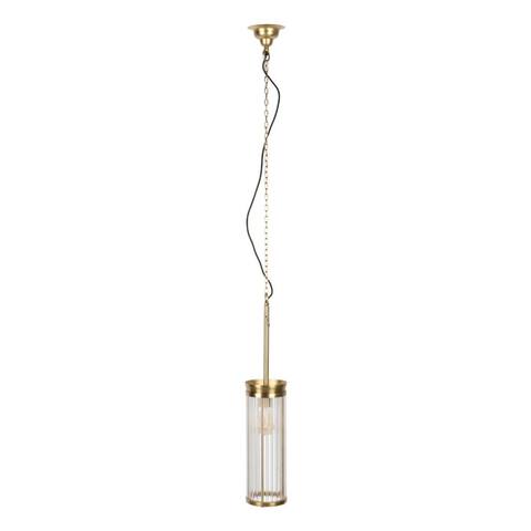 Bold Monkey Angel on Fire Brass Pendant Lamp L - Gold